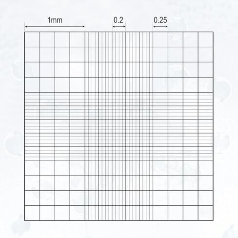 Gdncbm Improved Neubauer Hemocytometer with Bright Lines, Cell Counter Chamber with 2 Cover Glasses for Cell and Pollen Counting in Laboratory Use in Saudi Arabia