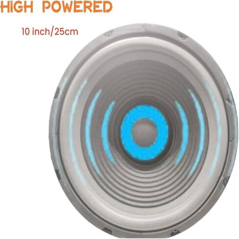 5.1 Channel Home Theater System with 10" Subwoofer, 500W Peak Power, Bluetooth 5.0, FM Radio, Remote Control - for Movies/Music/Karaoke (5 Speakers + RCA/USB) in Kuwait