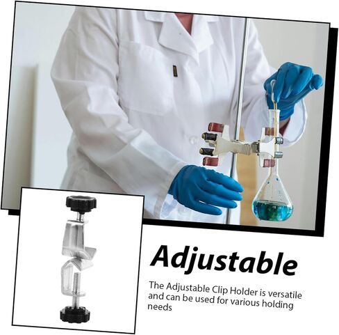 Toddmomy Iron Clamp Stand for Lab Beaker Holder Clamp Ring Chemistry Experiment Accessory in Saudi Arabia