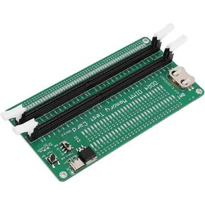 dpofirs Speichert Tester DDR4 بطاقة اختبار محلل الكمبيوتر المكتبي لاختبار WEA RAM DDR4، مؤشرات LED للكمبيوتر المكتبي، ثنائي الفينيل متعدد الكلور الأخضر، اتصال إدخال USB in Kuwait