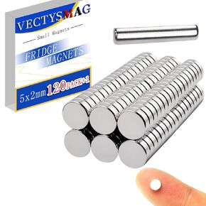 VECTYSMAG 76 Pack, 8 Sizes, with 1 Pickup, Mini Magnets for Crafts, Round Strong Neodymium Magnets for Fridge, White Board, DIY, Office in Saudi Arabia