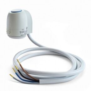 Rifeng 24V المحرك الحراري (صمام المنطقة) 4 أسلاك، أبيض، موصل IDC، بلاستيك، حامل لوحة، 4 جهات اتصال، 4 مواضع، 250 مللي أمبير، 24 فولت تيار متردد/تيار مستمر، 0-60 هرتز، IP54، 32F-140F، سلك 40 بوصة in Kuwait