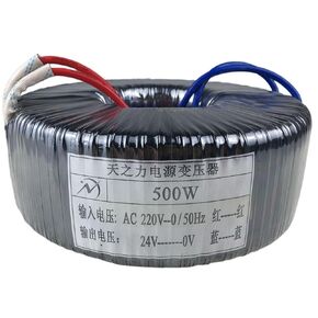 مضخم صوت XKSCGZWU بقدرة 500 وات حلقي 220 فولت إلى مضخم صوت فردي 12 فولت/24 فولت HiFi ملحقات ذاتية الصنع مزود طاقة مكبر للصوت (18 فولت) in Kuwait