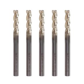 1Pc 3/8“ 3 Flute Carbide End Mill for Aluminum, 37° Helix ZrN Coated Square Nose End Mill, CNC Milling Cutter, 1" Flute Length, 3/8" Shank, 2-1/2" Overall Length in Saudi Arabia