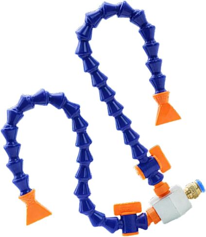 الموضوع ضياء قابل للتعديل قاعدة مغناطيسية المبرد النفط خرطوم المياه الأنابيب ثنائي الاتجاه ضباب المبرد نظام رذاذ تزييت لأنابيب الهواء CNC مخرطة مطحنة الحفر آلة نحت 19.5 في منقار مسطح in Kuwait