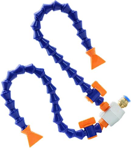 Universal Coolant Hose Flexible Plastic Water Oil Coolant Pipe Adjustable Thread for Lathe CNC Hydraulic Machine Water Cooling 19.5 in Flat-beak in Saudi Arabia