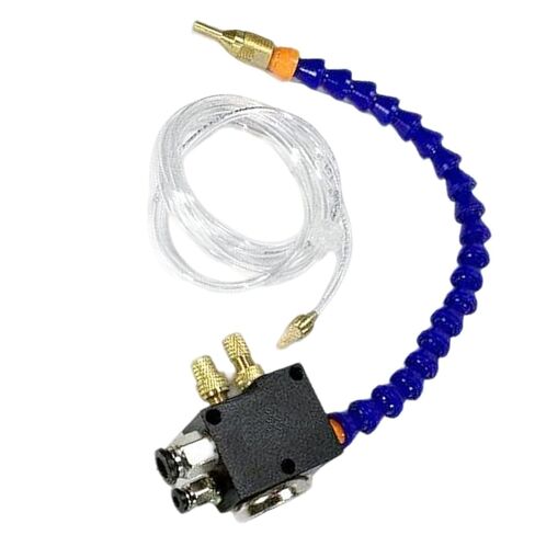 Coolant Mister for Milling Machine,Mist Coolant System with Magnet Base, CNC Lubrication Spray Pump Mini Mill for Metal Nozzle Lathe Hose Keep Cutting Tools Cool in Saudi Arabia