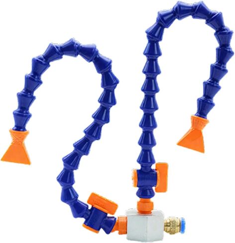 Magnetic Base with Connector Round Nozzle Plastic Coolant Pipe with Switch Adjustable Flexible Water Oil Cooling Hose 19.5 in Flat-beak in Saudi Arabia