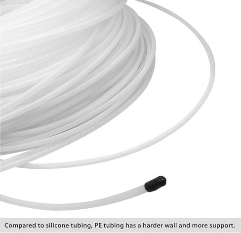 JoyTube PE Tubing 1/4" ID x3/8" OD, Food Grade Polyethylene Tube Translucent hose for Reverse Osmosis Systems & Drinking Water Filters 10FT Length in Saudi Arabia