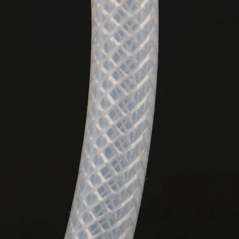 4mm 5 6 8 9 10 12 13 16 19mm Reticulated Silicone Hose, Food Grade High-temperature, Pressure Resistant Woven Fiber Hose, 1M(5x11mm) in Saudi Arabia