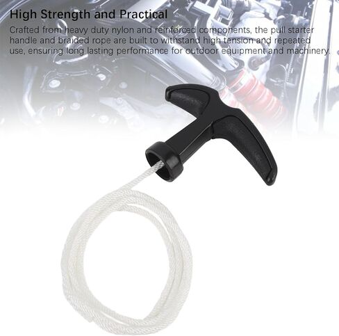 حبل بداية AMAKO ومقبض من النايلون عالي التحمل مع قبضة مريحة لمحركين السكتة الدماغية 49cc 50cc 60cc 66cc 70cc 80cc 970mm الطول in Saudi Arabia