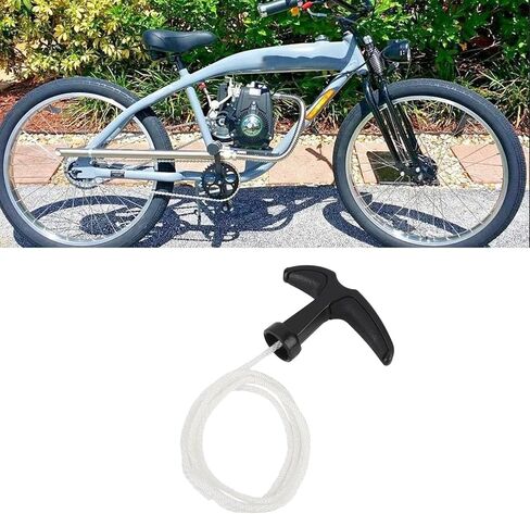 حبل بداية AMAKO ومقبض من النايلون عالي التحمل مع قبضة مريحة لمحركين السكتة الدماغية 49cc 50cc 60cc 66cc 70cc 80cc 970mm الطول in Saudi Arabia