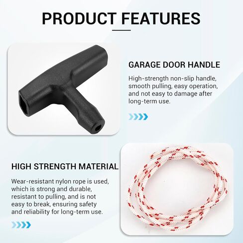 2 Sets Drawstring Ladder Rope, Pull Down Attachment for Access Door and Garage Opening in Saudi Arabia