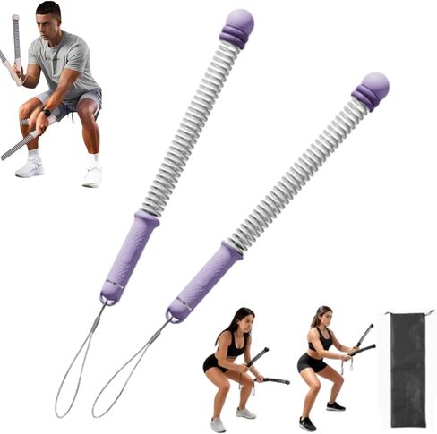 Cordless Battle Ropes, Battle Ropes for Home Gym, 2026 New Adjustable Ropeless Battleropes, Adjustable Resistance, Secure Anti-Slip Handles, Comes with Storage Bag & Anti-Slip Wrist Rope (Black) in Saudi Arabia