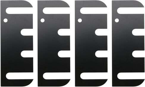 DGBRSM 4PCS 4 Inch Stainless Steel Hardware Door Hinge Spacers 0.03-inch Thickness Door Hinge Filler Plate Sealing Spacers Repair Parts Black in Kuwait