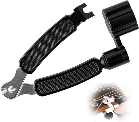 2PCS Guitar String Winder and Cutter Pin Puller,3-in-2 Multi-functional Guitar String Tool for Acoustic Guitar, Electric Guitar, Banjo and More in Saudi Arabia