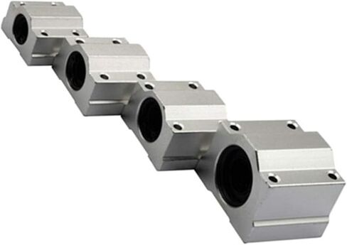 WROXDSIUU 4pcs Linear Motion Bearing Slides, Type SCS6UU-SCS20UU, SCS8LUU-SCS20LUU, Length 6-20mm, Mainly Used for CNC Parts, 3D Printer, Precision Machine Tools(SCS20UU) in Saudi Arabia