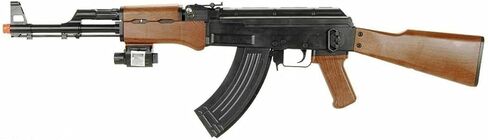 UKARMS P1147 AK47 بندقية ربيعية تكتيكية Airsoft مزودة بالليزر ومصباح يدوي in Kuwait
