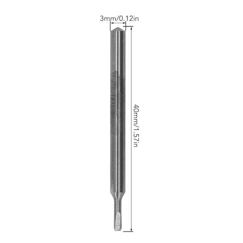 lvifloae 3mm Dovetail End Mill Cutter 2 Flute Carbide 45°Angle Groove Milling Tool Solid Hard Alloy Metric Cutting Endmill Tool for Metalwork Roughing and Finishing (3 X 75 Degree X 40L) in Saudi Arabia