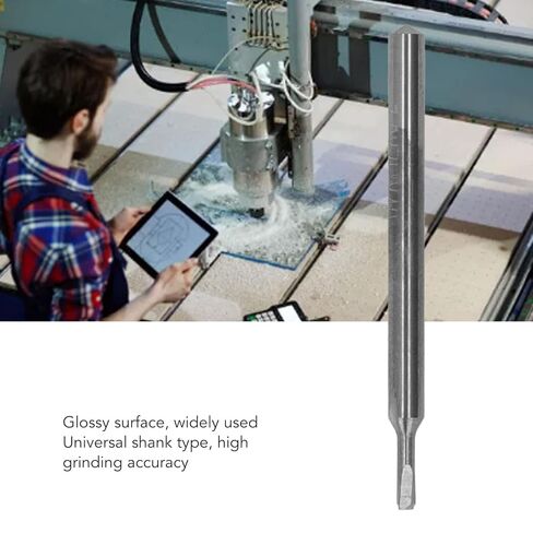 lvifloae 3mm Dovetail End Mill Cutter 2 Flute Carbide 45°Angle Groove Milling Tool Solid Hard Alloy Metric Cutting Endmill Tool for Metalwork Roughing and Finishing (3 X 75 Degree X 40L) in Saudi Arabia