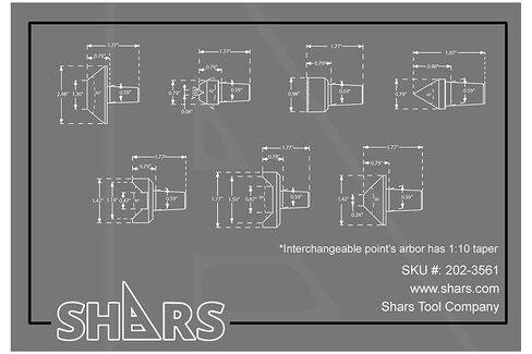 Shars 3MT Live Center Set High Performance Heavy Duty CNC Interchangeable Nose 8 PCS 202-3561 M[ in Saudi Arabia