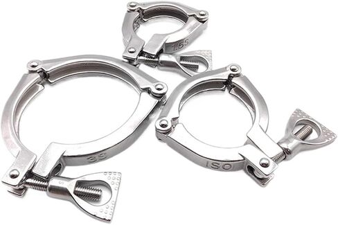 1pc 1.5"2"2.5"3"4" SS304 Three Section Three Clamp Joint Ferrule 50.5 64 77.5 91 119mm Clover Pipe Fitting Homemade brew(1.5inch-Ferrule 50.5) in Saudi Arabia