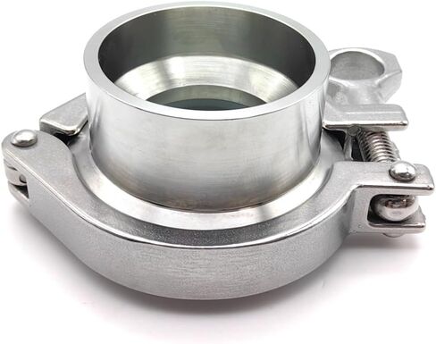 304 Stainless Steel Food Grade Quick-Clamp Welded Sight Glass 38 51 63mm - Leak-Proof for Brewing, Pharma & Dairy Pipes(Welding OD63mm) in Saudi Arabia