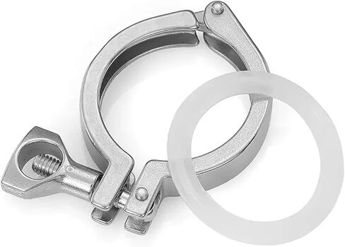 Tri Clamp Clover 0.5"1.5"2"3"4"50.5mm25.4mm34mm64mm91mm119mm 304 Stainless Steel For Ferrule Pipe Fittings(10 pcs,3.5INCH X K106_SS304) in Saudi Arabia
