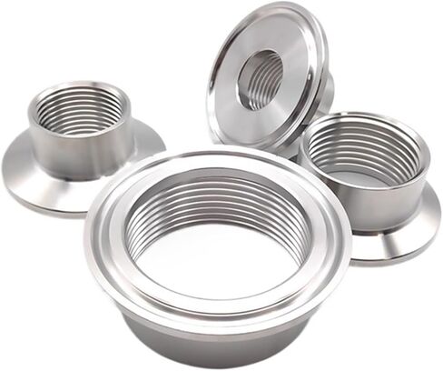 1pc TriClamp Bspt 304 Stainless Steel 1/4" 3/8" 1/2" 3/4" 1" 1-1/4" 1-1/2" Female Thread Pipe Fittings Adapter(Ferrule 64mm,1-1/2") in Saudi Arabia