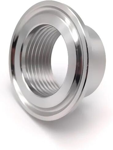 1pc TriClamp Bspt 304 Stainless Steel 1/4" 3/8" 1/2" 3/4" 1" 1-1/4" 1-1/2" Female Thread Pipe Fittings Adapter(Ferrule 64mm,1-1/2") in Saudi Arabia