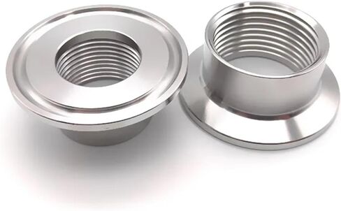 1pc TriClamp Bspt 304 Stainless Steel 1/4" 3/8" 1/2" 3/4" 1" 1-1/4" 1-1/2" Female Thread Pipe Fittings Adapter(Ferrule 64mm,1-1/2") in Saudi Arabia