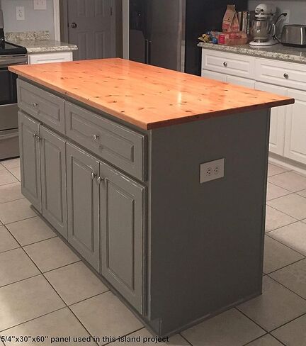 Allwood 1" x 18" x 36" Pine Table/Island Top in Saudi Arabia