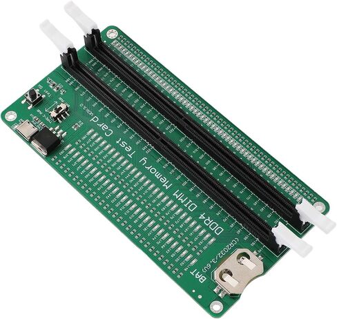 dpofirs Speichert Tester DDR4 بطاقة اختبار محلل الكمبيوتر المكتبي لاختبار WEA RAM DDR4، مؤشرات LED للكمبيوتر المكتبي، ثنائي الفينيل متعدد الكلور الأخضر، اتصال إدخال USB in Kuwait