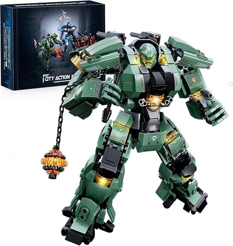 Mech Robot Building Set 542 Pieces, Transforming Action Figure Model for Boys Age 8-12-14, Easy-to-Assemble STEM Toy, Creative Robot Mech Model for Kids, Fun Educational Gift in Saudi Arabia