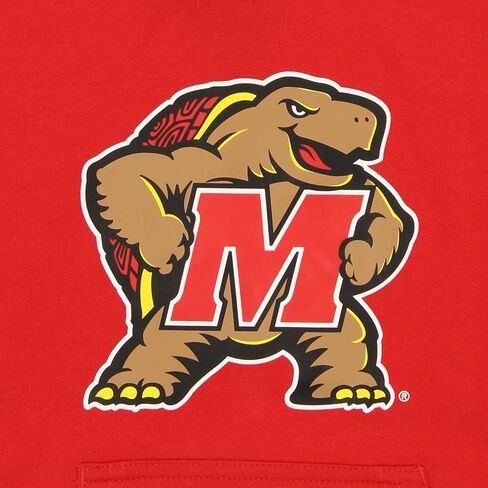 سترة بغطاء للرأس بشعار الفريق من Outerstuff NCAA Little Boys 4-7 Maryland Terrapins Sueded، مقاس متوسط ​​(5-6) in Kuwait