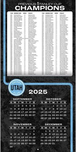 TURNER SPORTS Utah Hockey Club 2026 12x12 Team Wall Calendar (26998012268) in Saudi Arabia