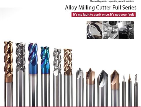 LYZYSNEJ CNC كربيد نهاية المطاحن الصلبة كربيد CNC نهاية مطحنة 2 3 4 الناي التنغستن لولبية راوتر بت CNC كربيد نهاية ميلز راوتر بت HRC50 55 65 مطحنة in Kuwait