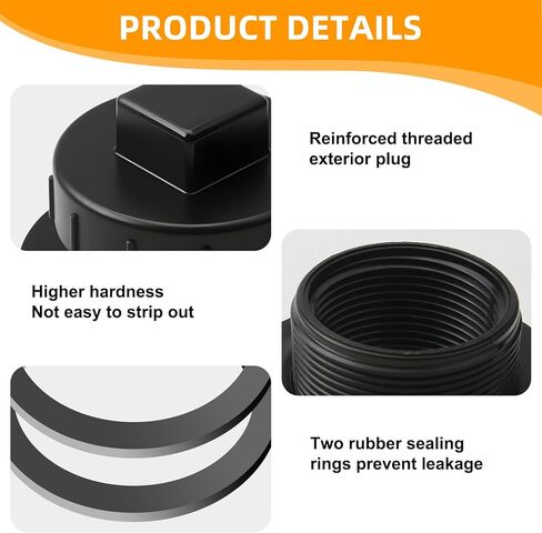 Stock Tank Drain Plug Fit for Rubbermaid Commercial Water Trough 50 70 100 150 300 Gallon Stock Tank Float Valve Drain Replacement, Stock Tank Plug Water Tank Plug for Rubbermaid (1PACK) in Saudi Arabia