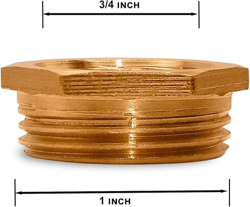 Brass Bushing NPT 1" male x 3/4" female Lead-Free Pipe Fittings in Saudi Arabia
