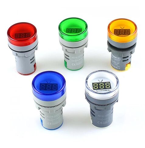 ONECM 1 قطعة 22 مم AD16 AD16-22DSV نوع AC60-500V مقياس الجهد الصغير LED مقياس الجهد AD16-22DSV مؤشر العرض الرقمي (اللون: أخضر) in Saudi Arabia