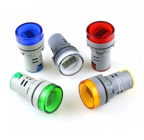 ONECM 1 قطعة 22 مم AD16 AD16-22DSV نوع AC60-500V مقياس الجهد الصغير LED مقياس الجهد AD16-22DSV مؤشر العرض الرقمي (اللون: أخضر) in Saudi Arabia