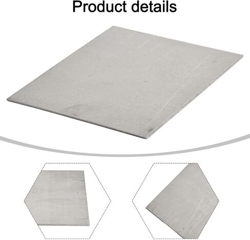 Electroplating Plate 99.9% Pure Nickel Anode Sheet for Industrial Electroplating Applications Scientific Research (1X60X70MM) in Saudi Arabia
