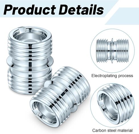 16 Pcs Coarse Thread Connectors 3/4 Inch Wire Shelving Pole 16 Teeth Wire Shelf Fittings Metal Shelf Unit Replacement Accessories for Wire Rack Poles Metal Shelving Parts in Saudi Arabia