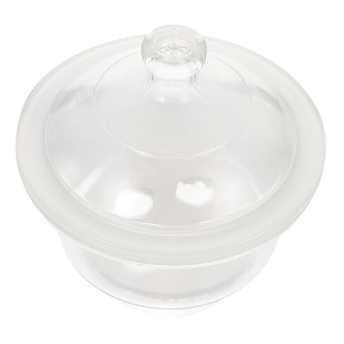 FELTECHELECTR 1pc Laboratory Glass Desiccator Jar Vacuum Drying Vessel Random Base Holes Corrosion Resistant for Scientific Experiments and Teaching in Kuwait