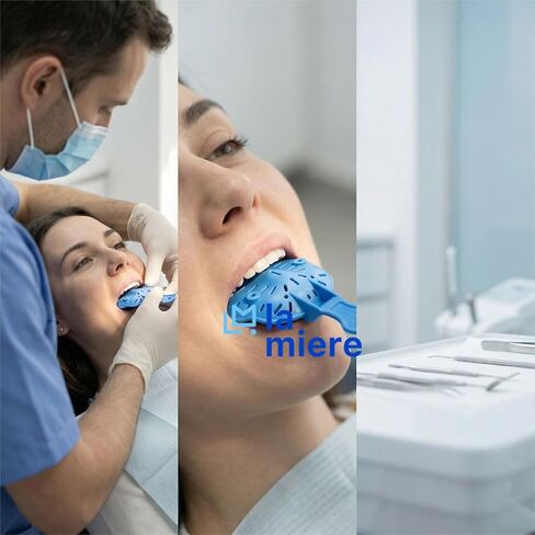 6 قطع من قوالب طب الأسنان من LA MIERE، 2 صغيرة، 2 متوسطة، 2 كبيرة، علوية وسفلية in Saudi Arabia