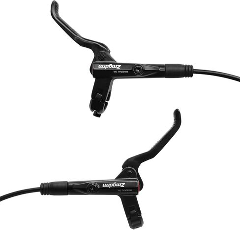 مجموعة فرامل هيدروليكية ZTZ 4-Piston MTB، طقم فرامل قرص هيدروليكي أمامي يسار 850 مم وخلفي يمين 1600 مم مع محول PM/is، يناسب الدراجة الإلكترونية والدراجات الجبلية وBMX in Kuwait