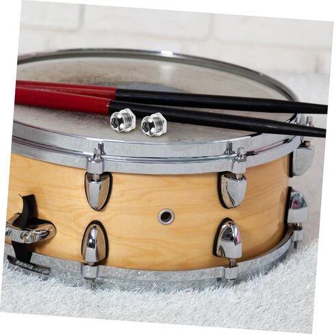 مجموعة براغي فتحة تهوية طبلة Snare Drum من 4 قطع من Milisten مع حشوات وصواميل ملحقات بديلة لفتحة الهواء للآلات الموسيقية in Kuwait
