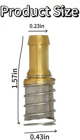 3/8" (≈1.9cm) Fuel Tank Filter 414872100 Compatible with Ski-Doo Expedition/Formula/GSX/GTX/MX Z/Summit & Can-Am/Polaris in Kuwait