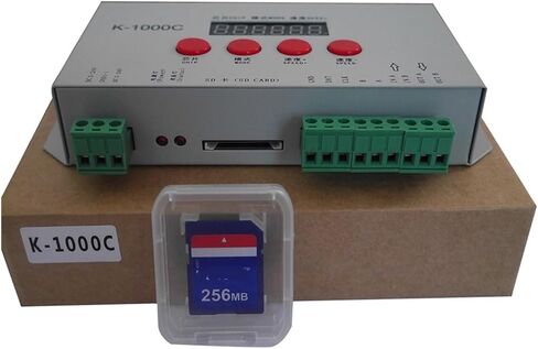 FDAVDNMG K-1000C تحكم K1000C WS2812B WS2811 APA102 T1000S WS2813 LED 2048 بكسل برنامج تحكم DC5-24V in Saudi Arabia