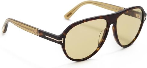 Tom Ford Sunglasses FT 1080 52N Dark Havana/Shiny Light Yellow in Saudi Arabia